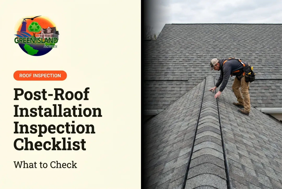 Post-Roof Installation Inspection Checklist: What to Check