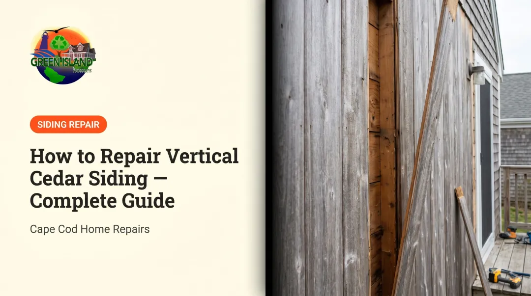 How to Repair Vertical Cedar Siding — Complete Guide