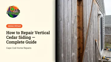 How to Repair Vertical Cedar Siding — Complete Guide