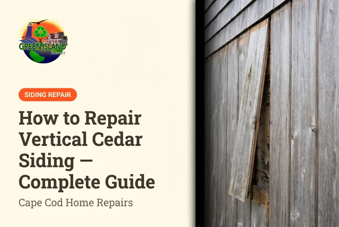 How to Repair Vertical Cedar Siding — Complete Guide