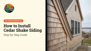 How to Install Cedar Shake Siding: Step-by-Step Guide
