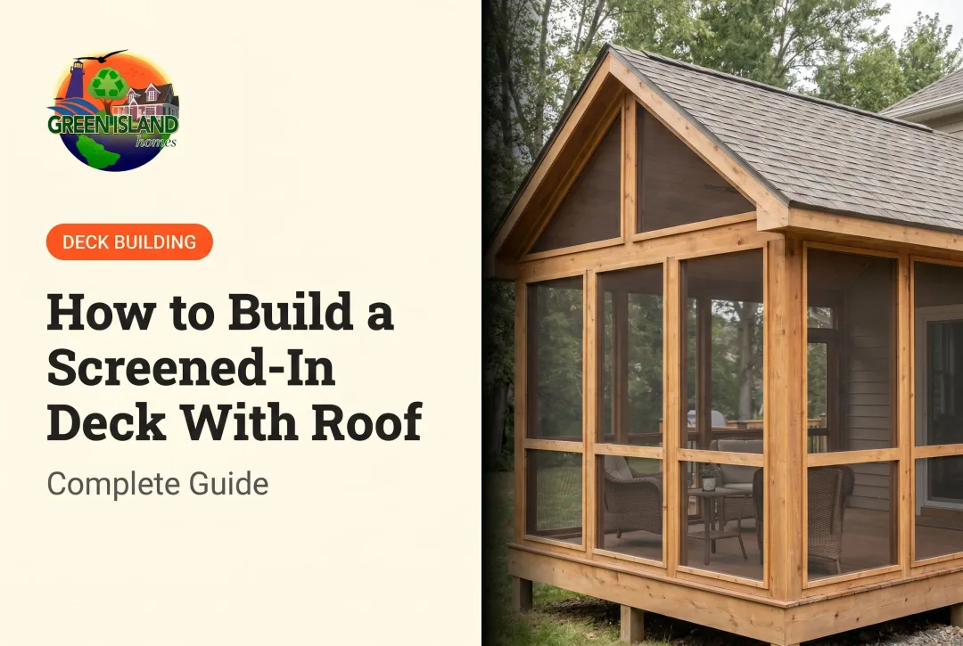 How to Build a Screened-In Deck With Roof: Complete Guide