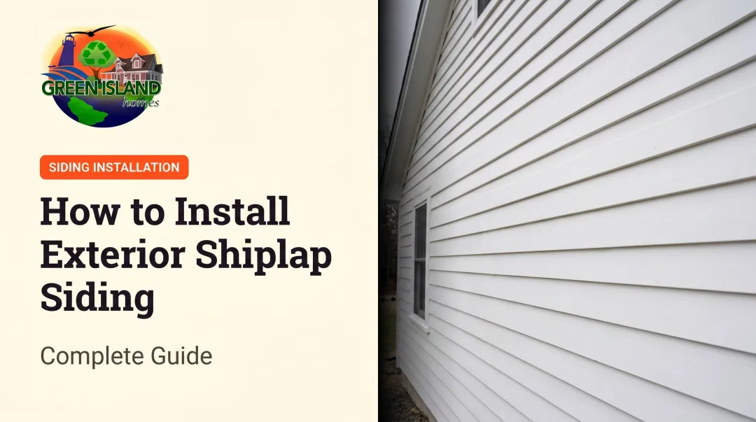 How to Install Exterior Shiplap Siding: Complete Guide