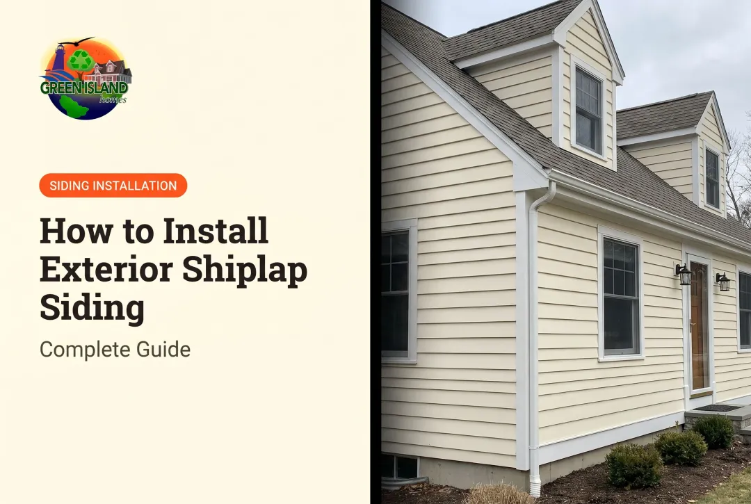How to Install Exterior Shiplap Siding: Complete Guide