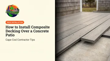 How to Install Composite Decking Over a Concrete Patio