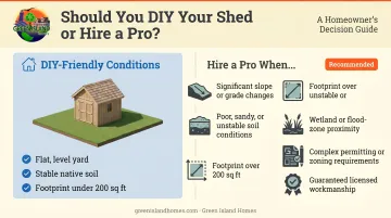 DIY versus professional deck builder decision guide with six hiring trigger conditions