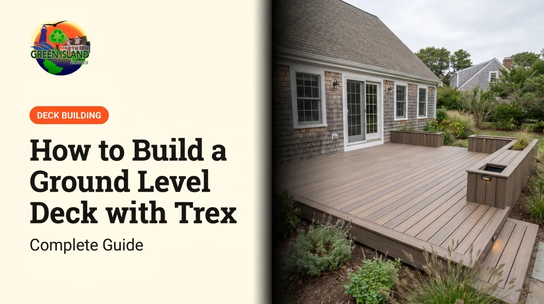 How to Build a Ground Level Deck with Trex: Complete Guide
