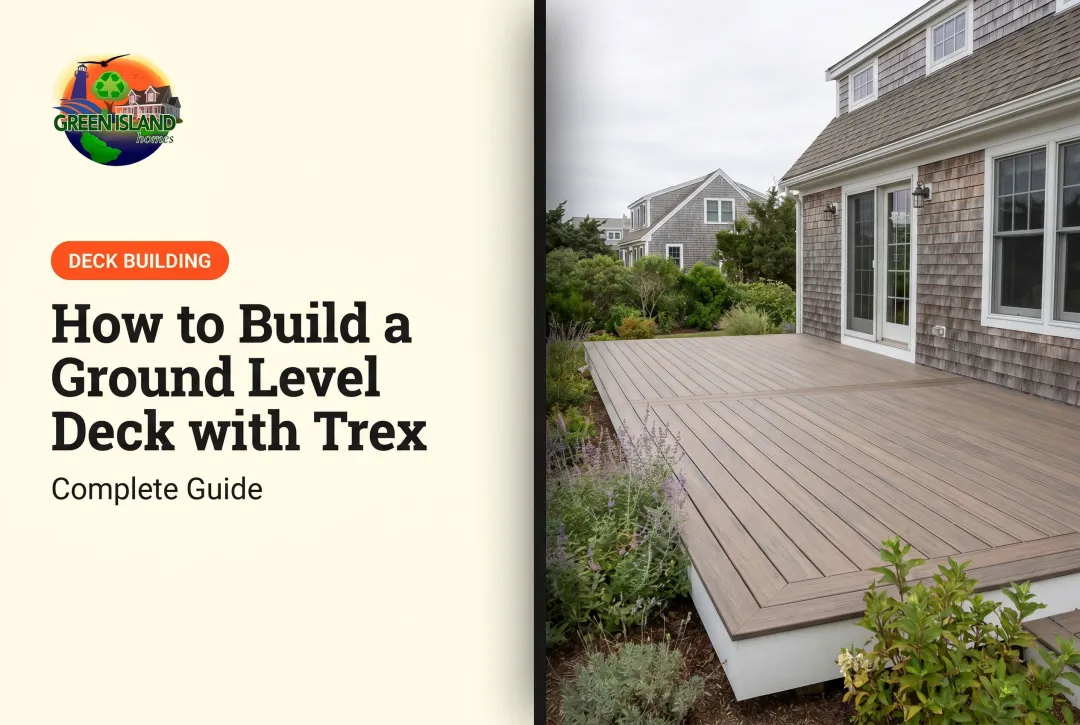 How to Build a Ground Level Deck with Trex: Complete Guide