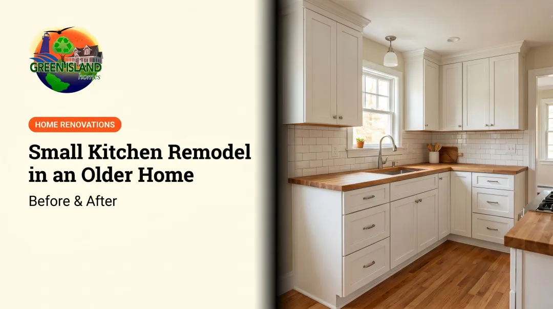 Small Kitchen Remodel in an Older Home: Before & After