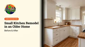 Small Kitchen Remodel in an Older Home: Before &amp; After