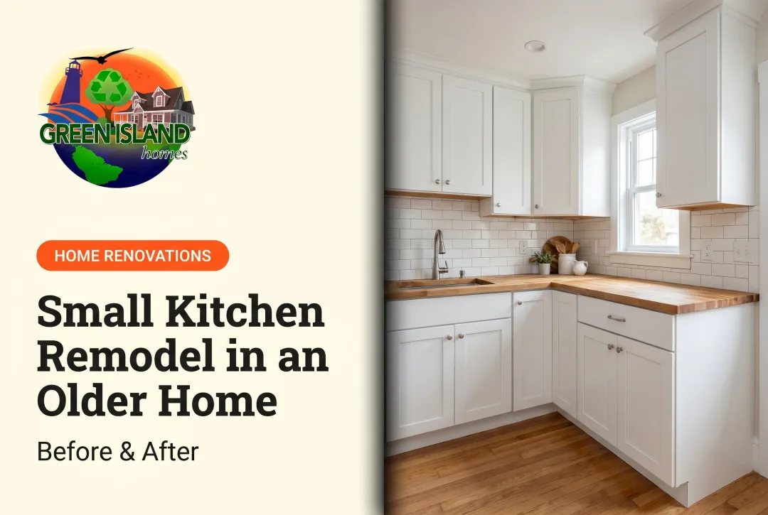 Small Kitchen Remodel in an Older Home: Before & After