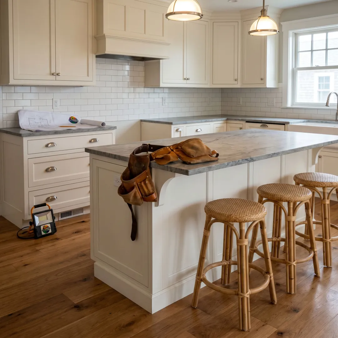 Beautiful newly renovated kitchen with custom finishes