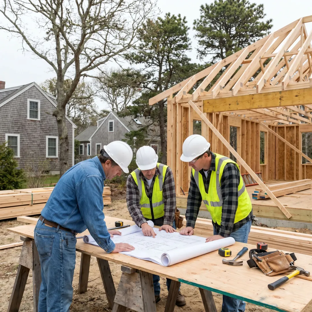 Custom home construction on Cape Cod