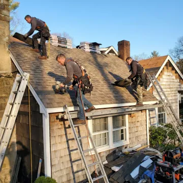 Residential roof renovation on an Orlando home
