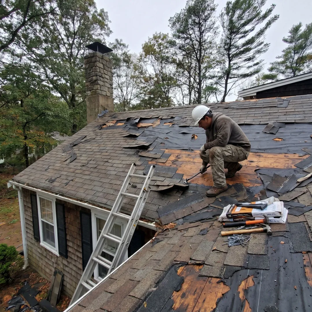Storm Damage Roof Repair — Residential Services