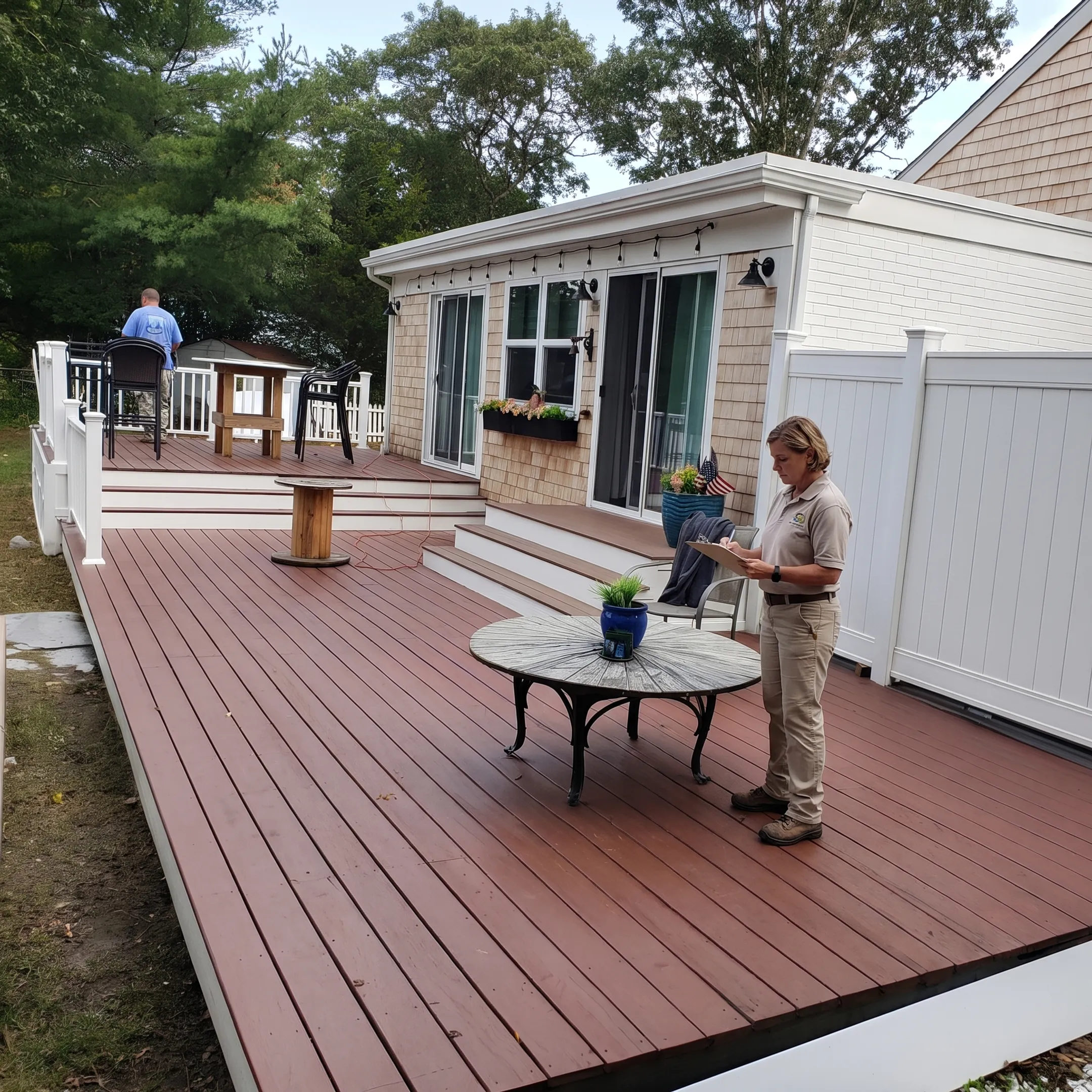 Cape Cod home receiving property management oversight