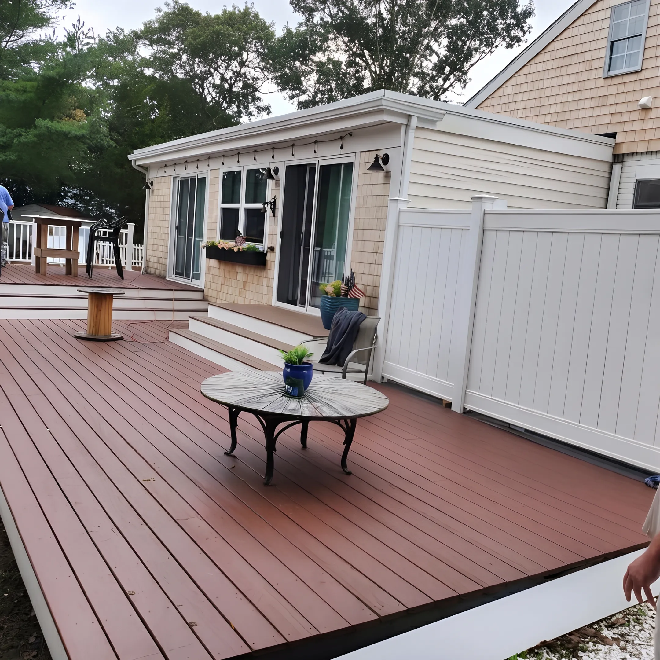 Fresh siding on a Cape Cod home