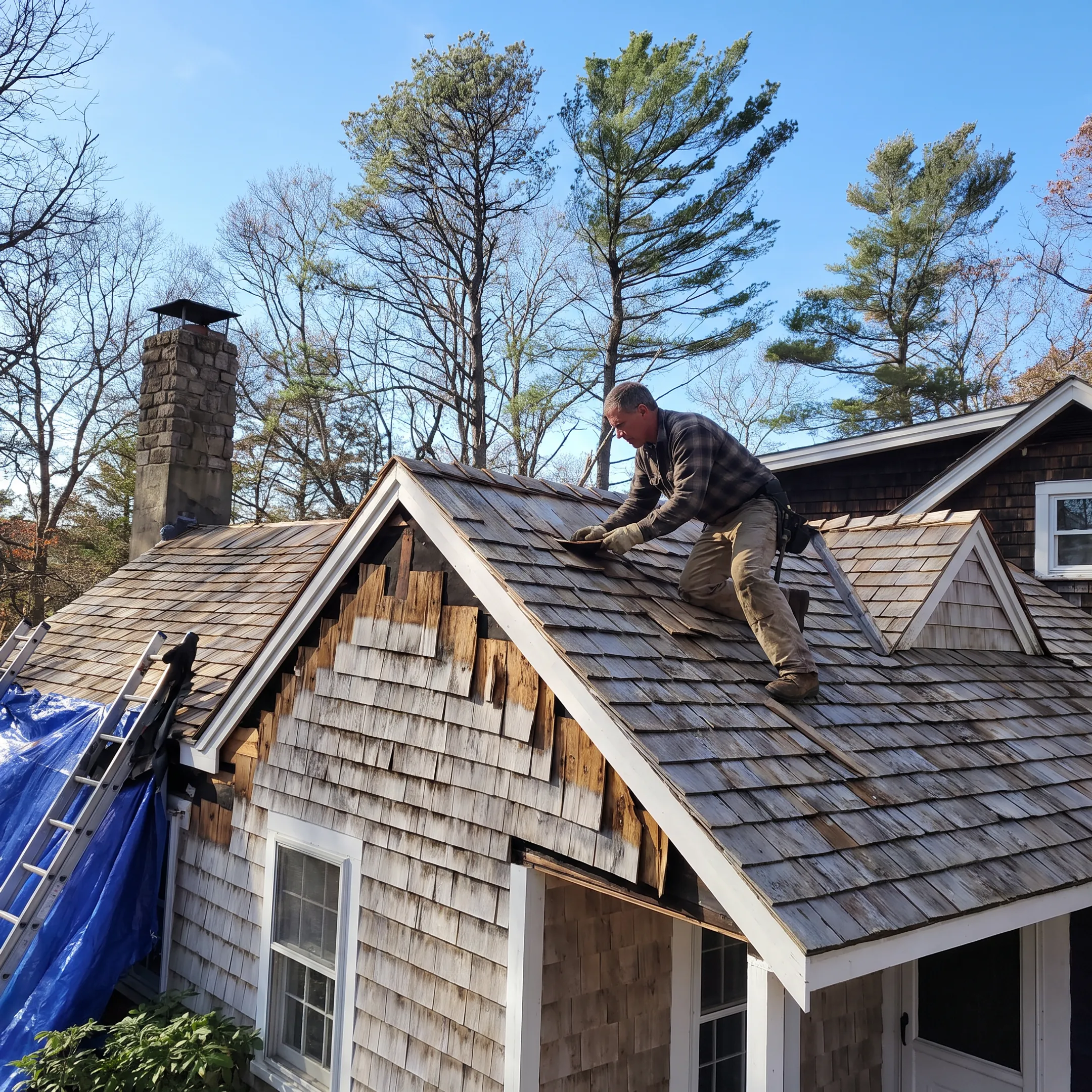 Cedar Shake Roof Repair - Professional Roofing Services