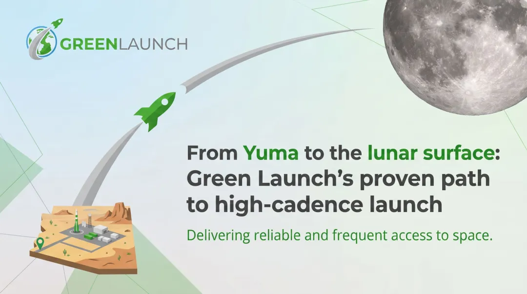 From Yuma to the lunar surface: Green Launch's proven path to high-cadence launch
