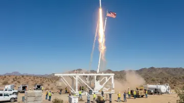 Green Launch hydrogen light-gas gun system test firing at Yuma Proving Ground