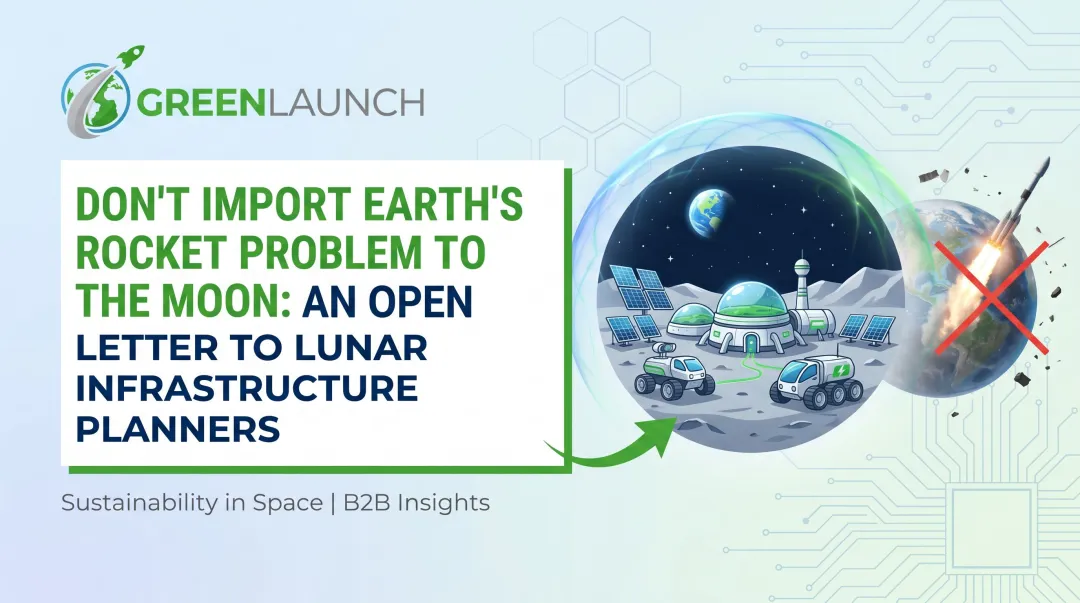 Don't import Earth's rocket problem to the moon: an open letter to lunar infrastructure planners