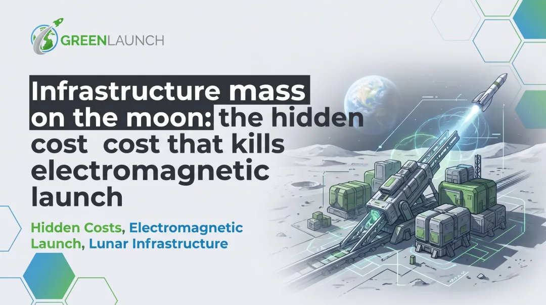 Infrastructure mass on the moon: the hidden cost that kills electromagnetic launch