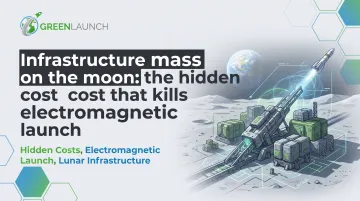 Infrastructure mass on the moon: the hidden cost that kills electromagnetic launch