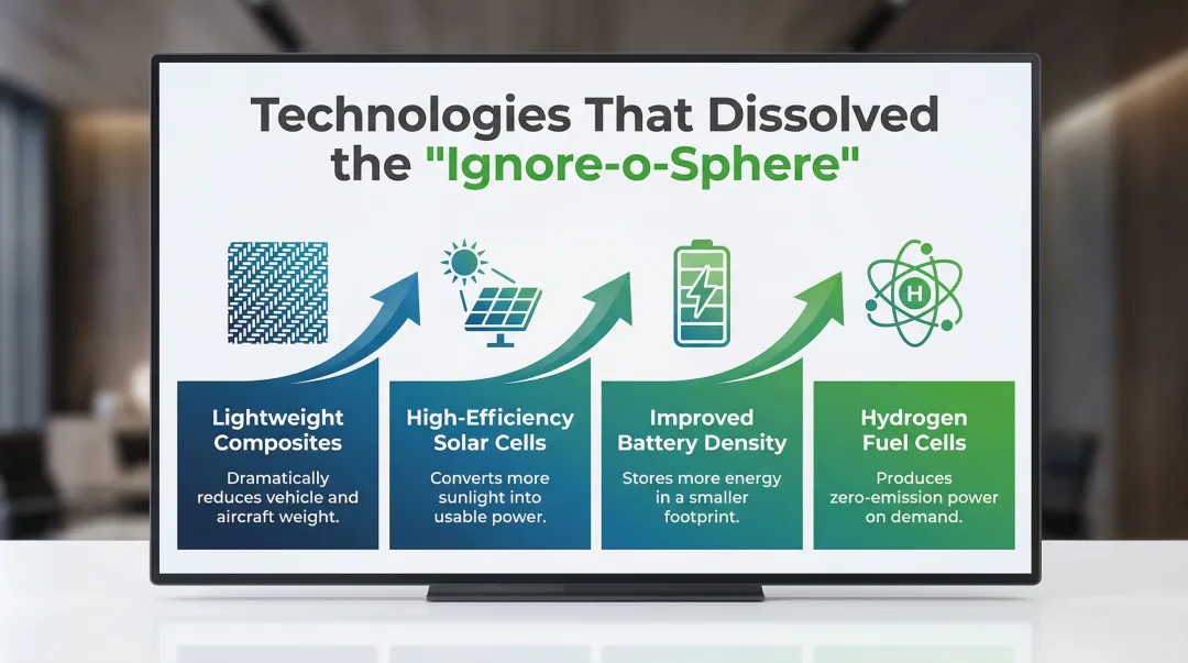 Four enabling technologies unlocking sustained stratospheric flight capabilities infographic