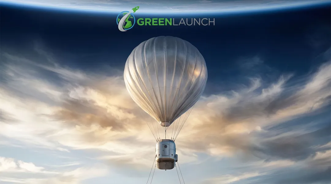 1930s Soviet stratospheric balloon Osoaviakhim-1 ascending against dramatic sky