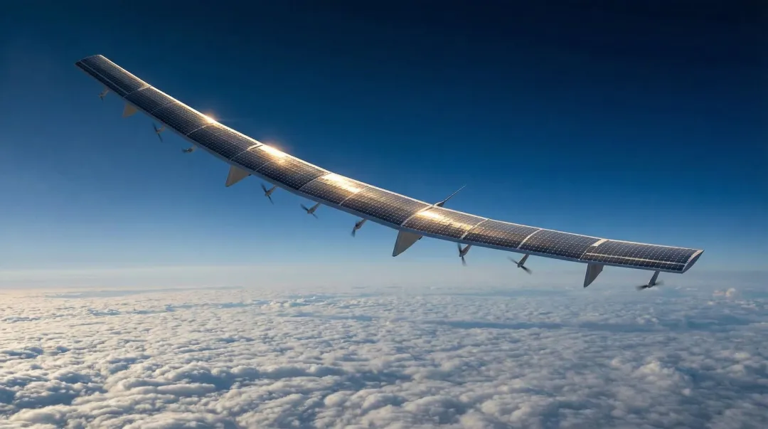 High-altitude solar UAV in stratospheric flight above clouds for broadband delivery