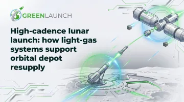 High-cadence lunar launch: how light-gas systems support orbital depot resupply