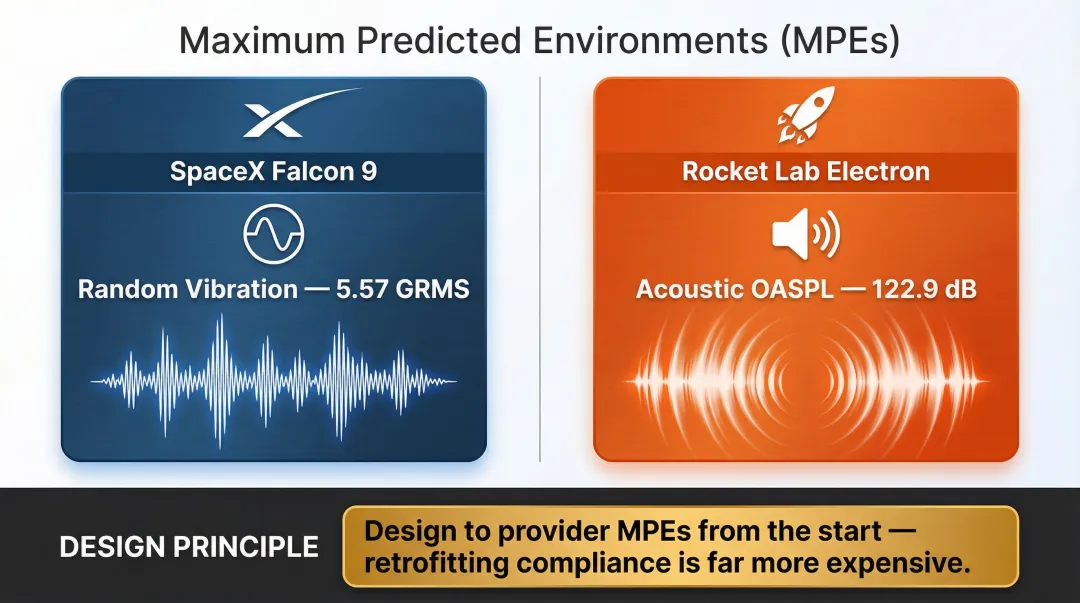 Launch vehicle maximum predicted environmental limits random vibration and acoustic comparison