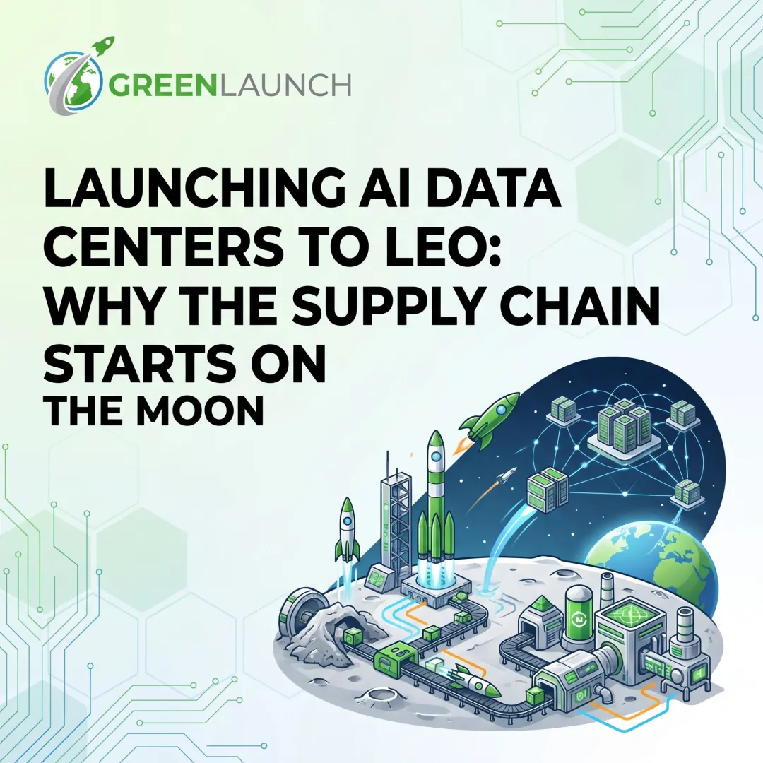 Launching AI data centers to LEO: why the supply chain starts on the moon