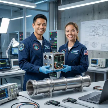 Scientific payload prepared for upper-atmosphere launch