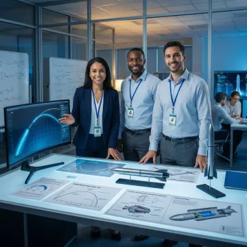 Concept image of suborbital cargo feasibility analysis