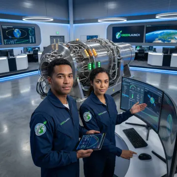 Engineers reviewing high-speed launch mission data