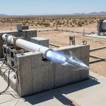 Green Launch light-gas propulsion system launching payload with hydrogen cannon technology
