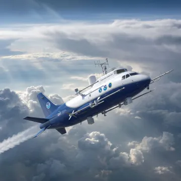 Advanced atmospheric data collection equipment launching into the stratosphere