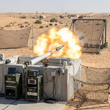 High-G electronics survival testing launch at Yuma Proving Ground by Green Launch