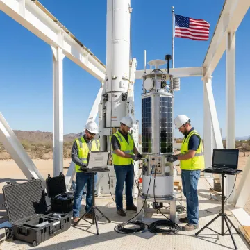 Scientific payload prepared for stratospheric launch