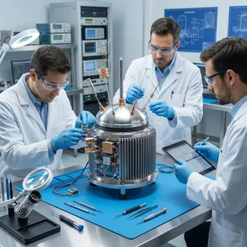 Scientific payload prepared for high-altitude launch