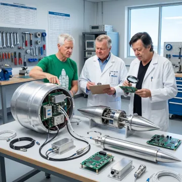 Scientific payload prepared for stratospheric launch