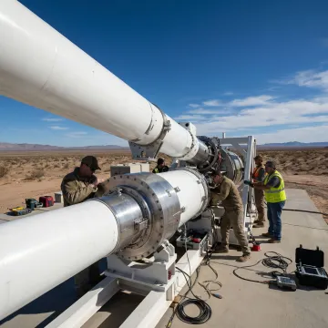 Military payload test launch system