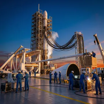 Emergency satellite launch concept