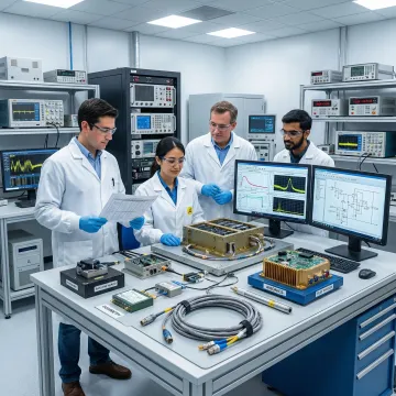 Electronics radiation environment testing setup