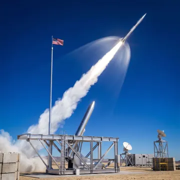 Carbon-free satellite launch system