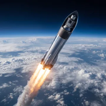 Hypersonic vehicle launching into stratosphere for atmospheric temperature data collection