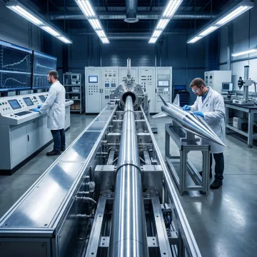 Hypersonic test facility and high-speed aerospace testing setup