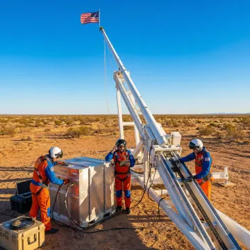 Suborbital launch system in West Texas