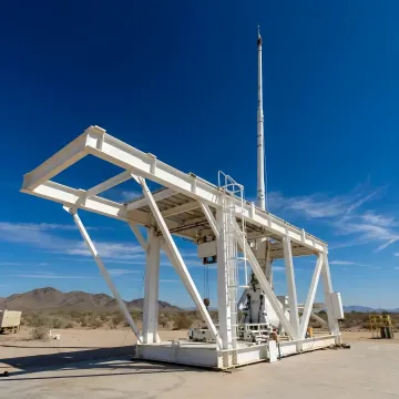 Near-space launch radio system integrated with payload